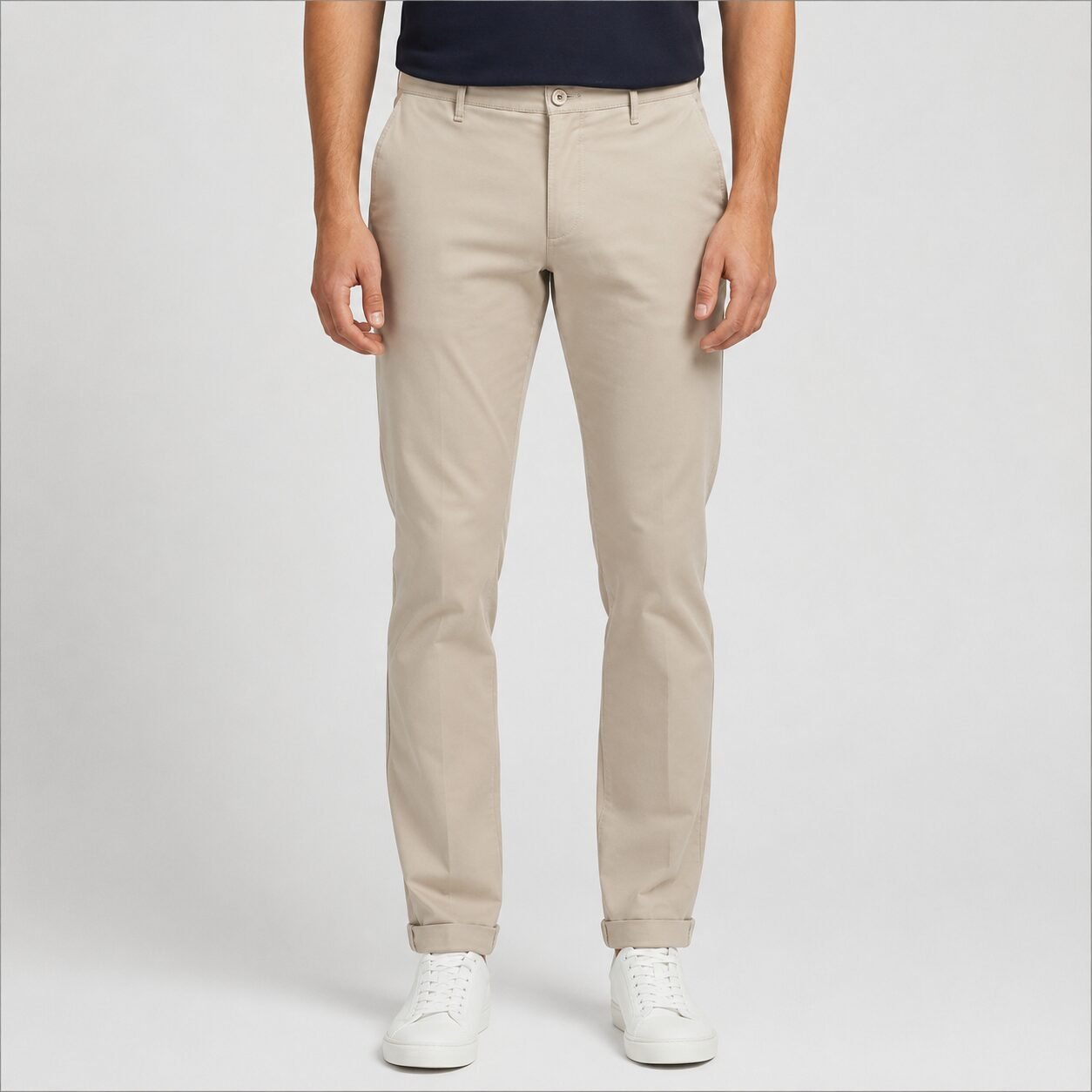 Herren Chinohose Slim Fit