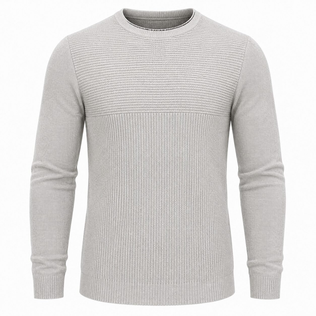 Herren Feinstrickpullover mit Rundhalsausschnitt - Image 2