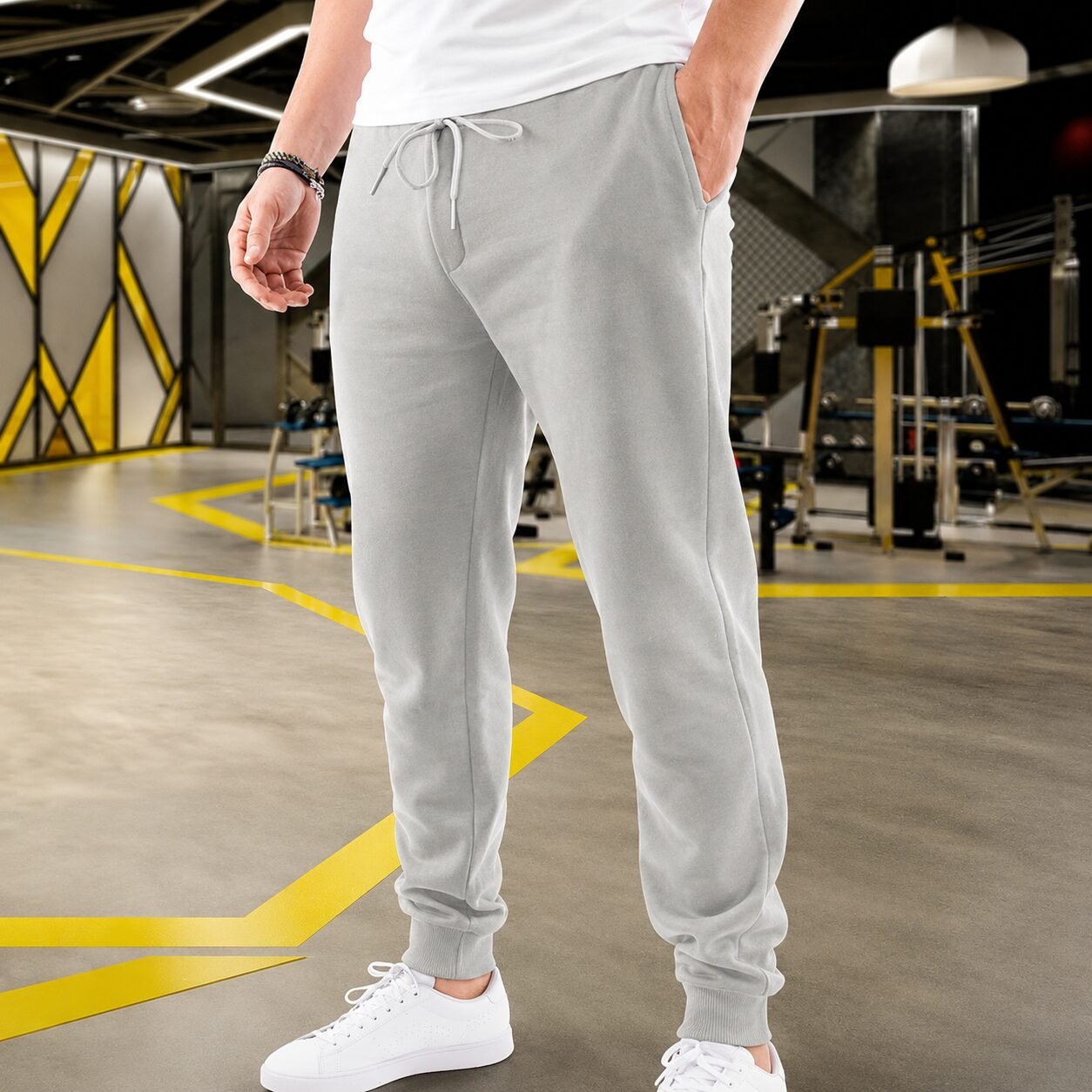 Herren Fleece Jogginghose - Image 2