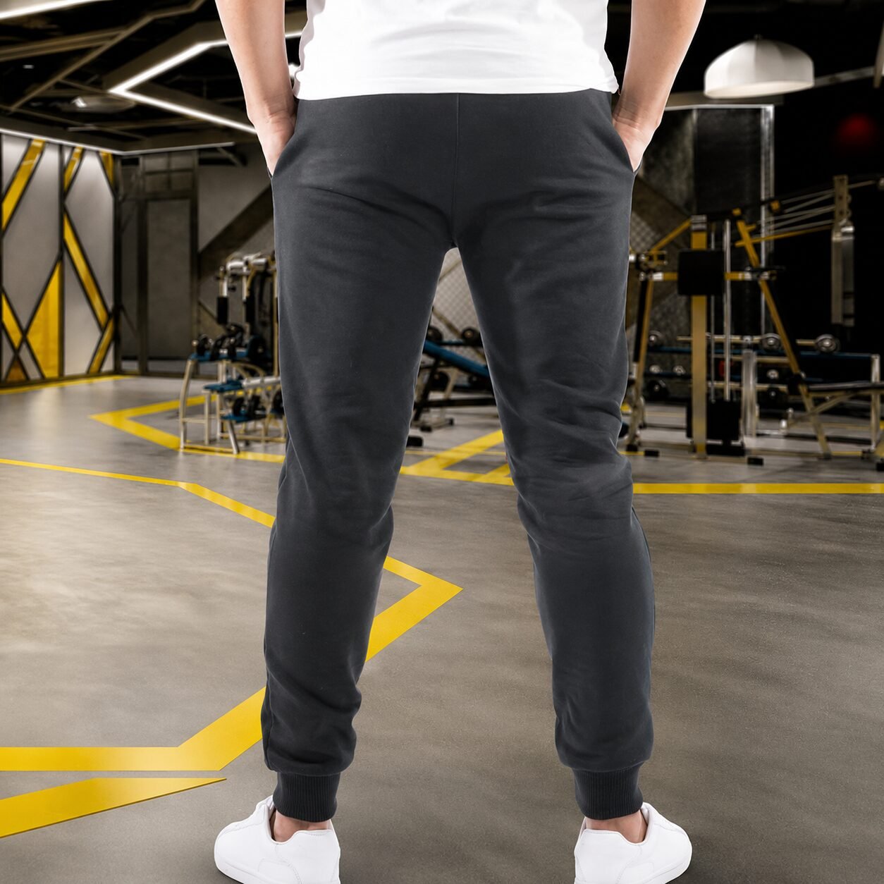 Herren Fleece Jogginghose - Image 5