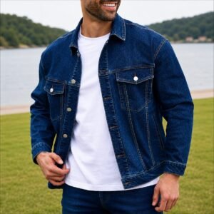 Herren Jeansjacke im Trucker-Stil