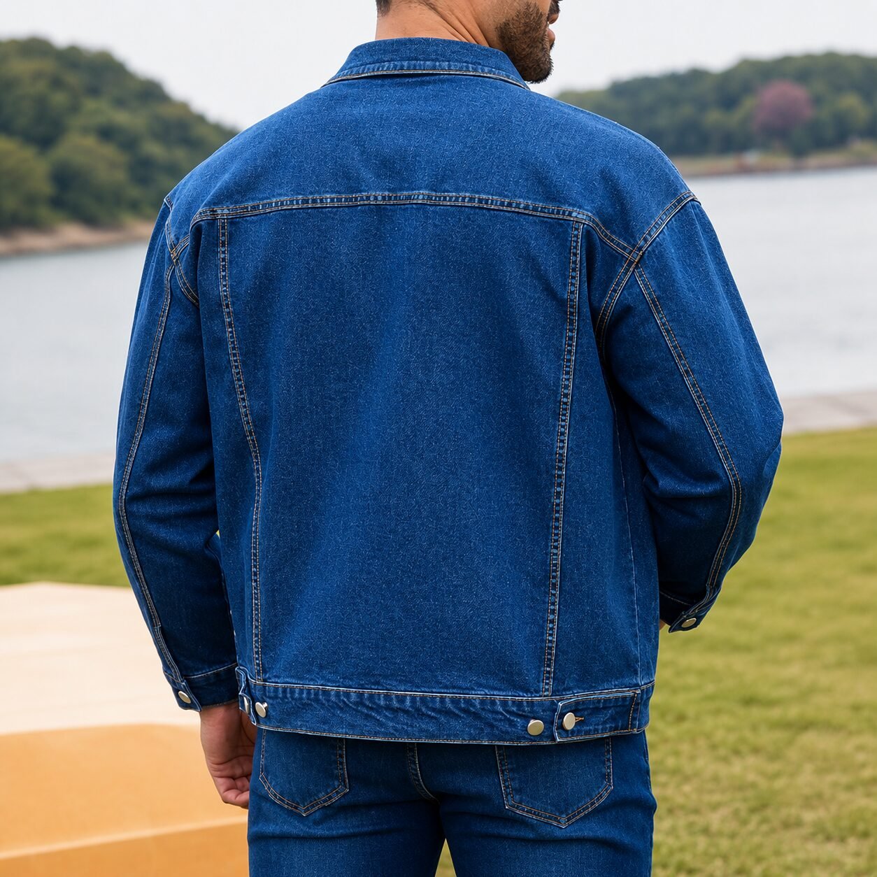 Herren Jeansjacke im Trucker-Stil - Image 5