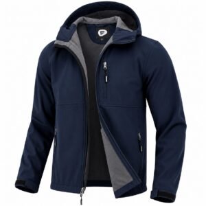 Herren Softshelljacke mit Kapuze