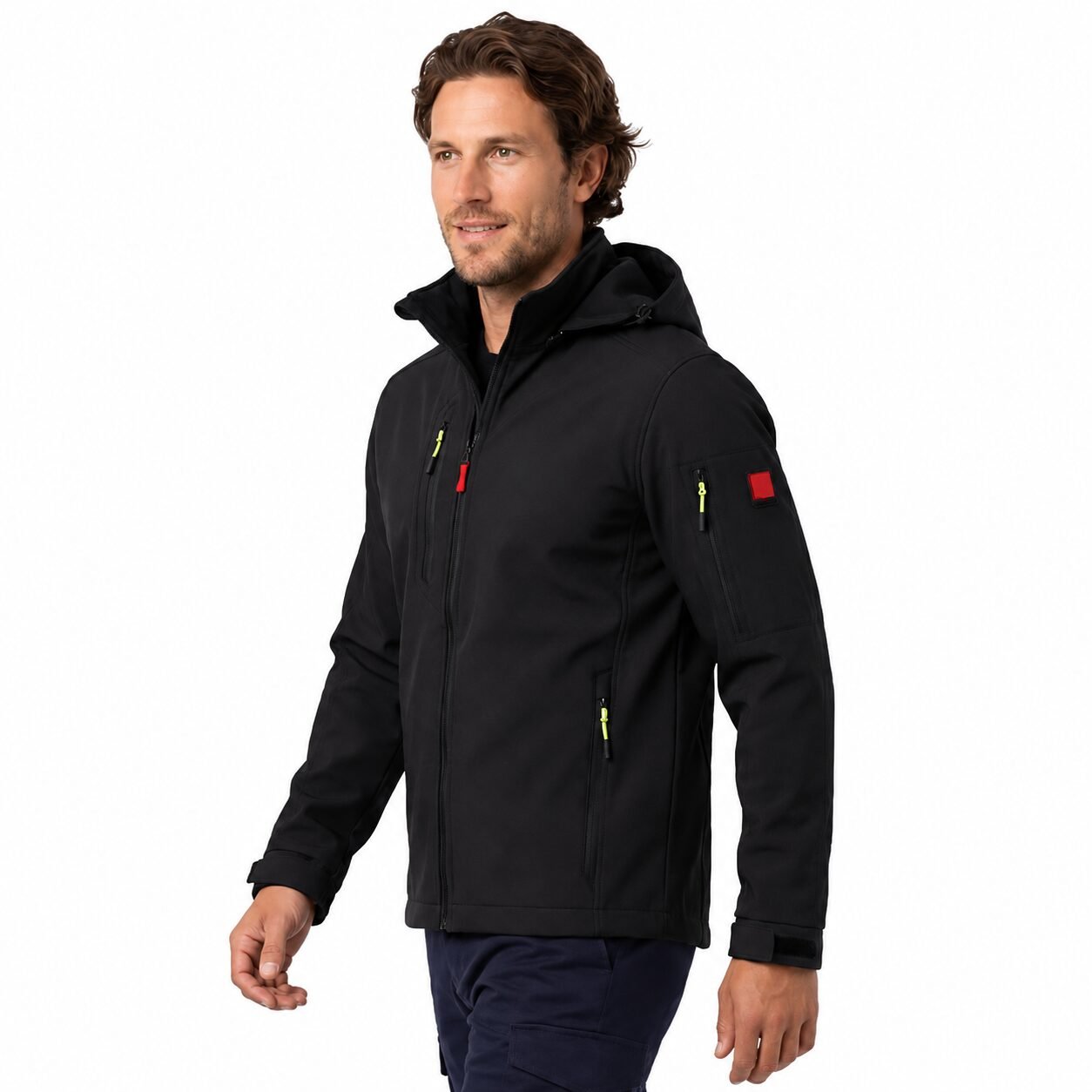 Herren Softshelljacke mit Kapuze - Image 2