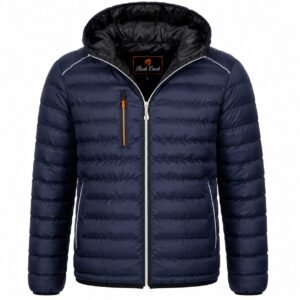 Herren Steppjacke mit Kapuze