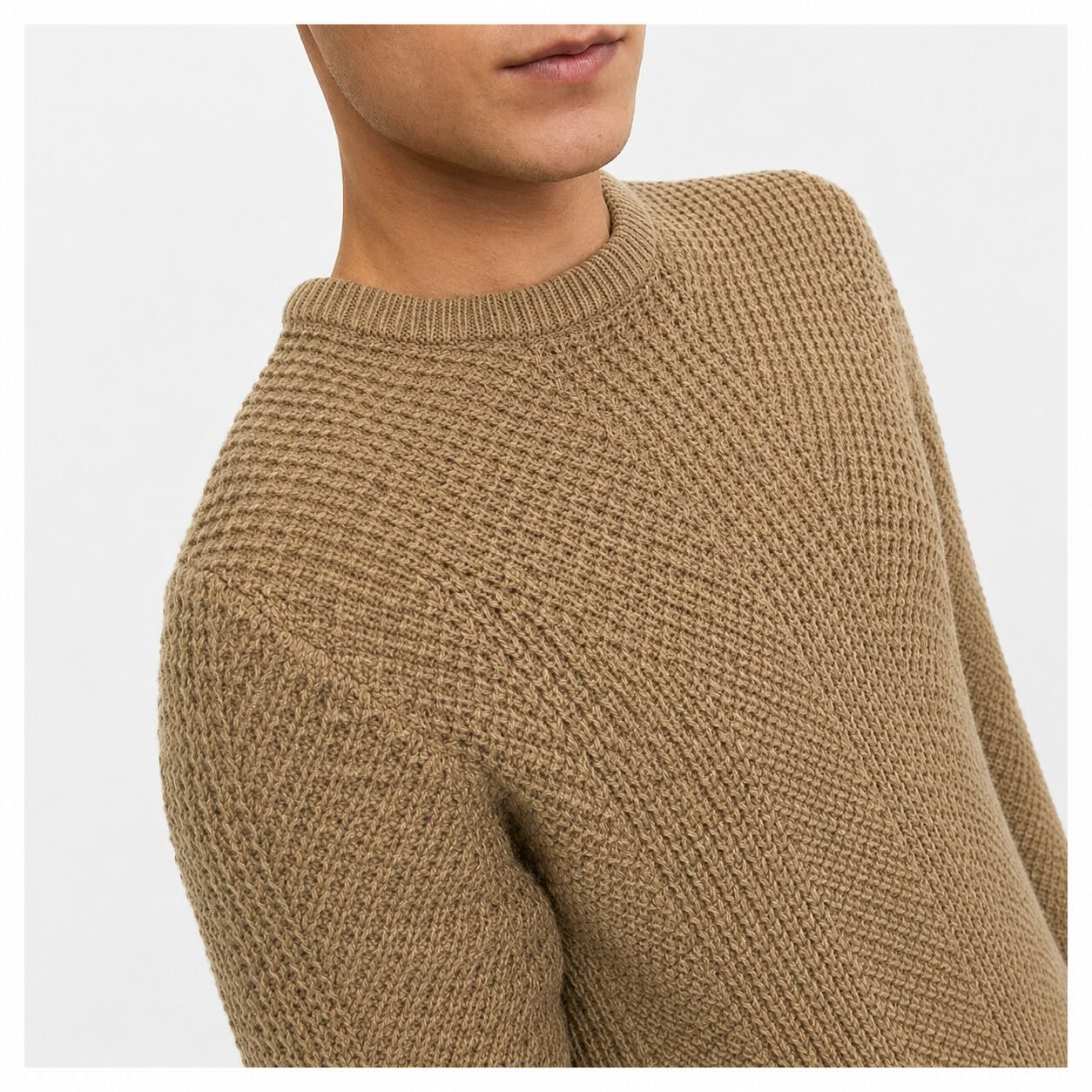 Herren Struktur-Strickpullover - Image 5