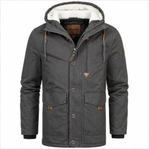 Herren Winterparka mit Kapuze